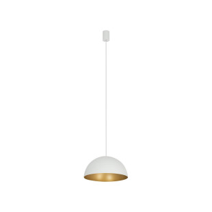 Lampa wisząca półkula Hemisphere Super 33cm biało-złota Nowodvorski