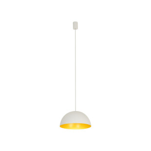Lampa wisząca półkula Hemisphere Super 33cm biało-złota Nowodvorski