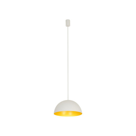 Lampa wisząca półkula Hemisphere Super 33cm biało-złota Nowodvorski