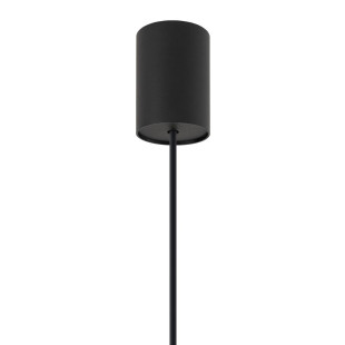 Lampa wisząca modernistyczna Hermanos A 18cm czarna Nowodvorski