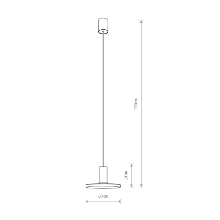 Lampa wisząca modernistyczna Hermanos B 20cm czarna Nowodvorski
