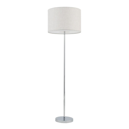 Lampa podłogowa z abażurem Hotel 154cm kremowy / chrom Nowodvorski