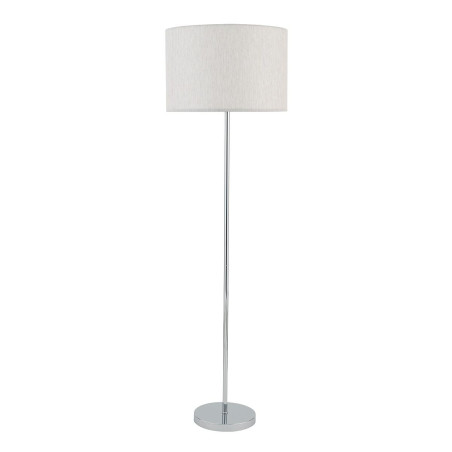 Lampa podłogowa z abażurem Hotel 154cm kremowy / chrom Nowodvorski