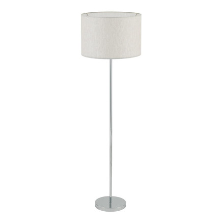 Lampa podłogowa z abażurem Hotel 154cm kremowy / chrom Nowodvorski