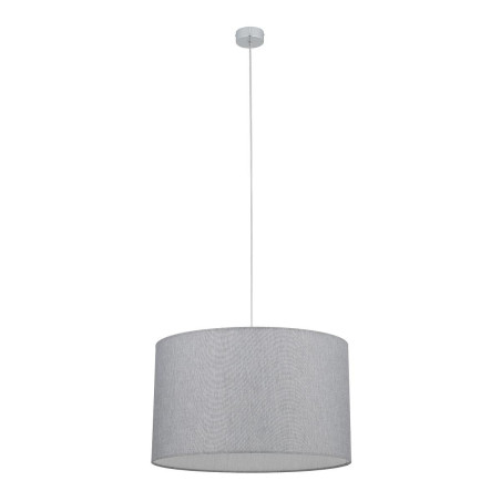 Lampa wisząca z abażurem Hotel 50cm szary / chrom Nowodvorski