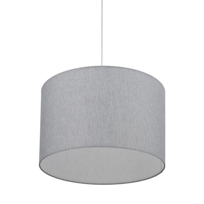 Lampa wisząca z abażurem Hotel 50cm szary / chrom Nowodvorski