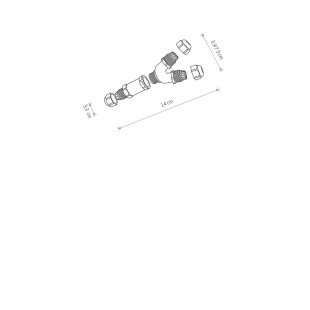 IP68 "Y" Waterproof connector Nowodvorski