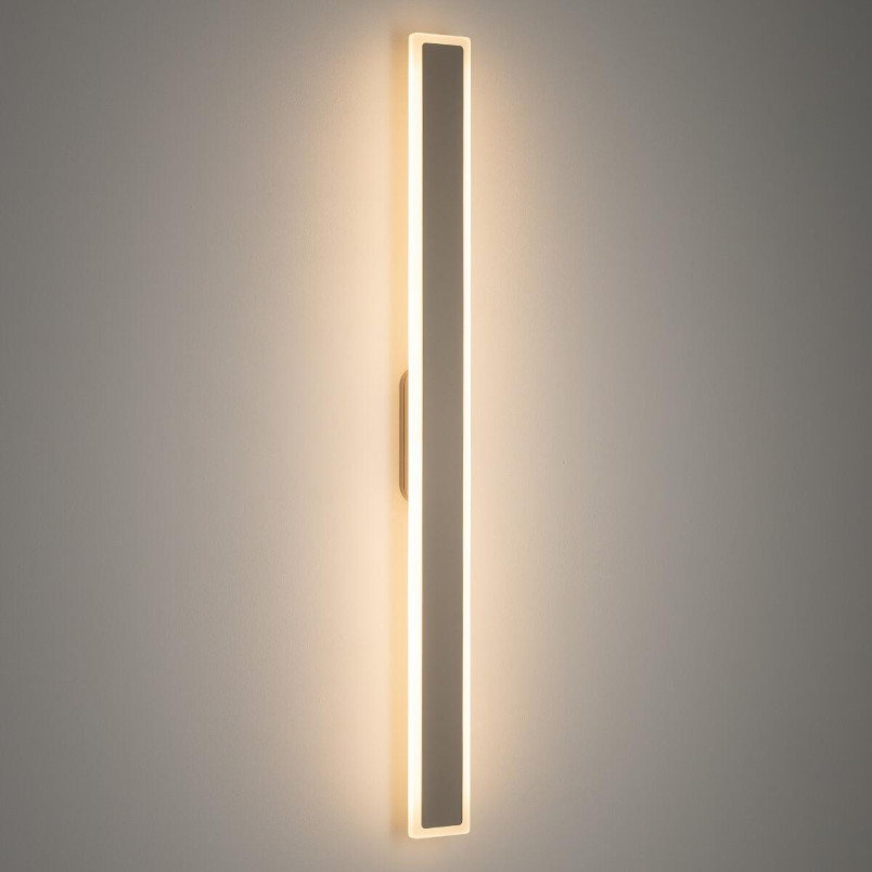 Kinkiet pionowy zewnętrzny Isla 100cm LED 3000K IP54 piaskowy Nowodvorski