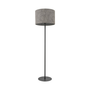 Lampa podłogowa z abażurem Lago 163cm szary / grafit Nowodvorski