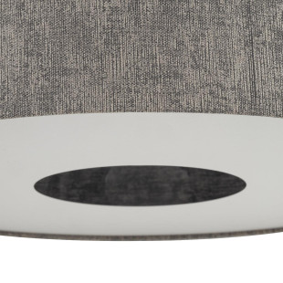Lampa wisząca z abażurem Lago 50cm szary / grafit Nowodvorski