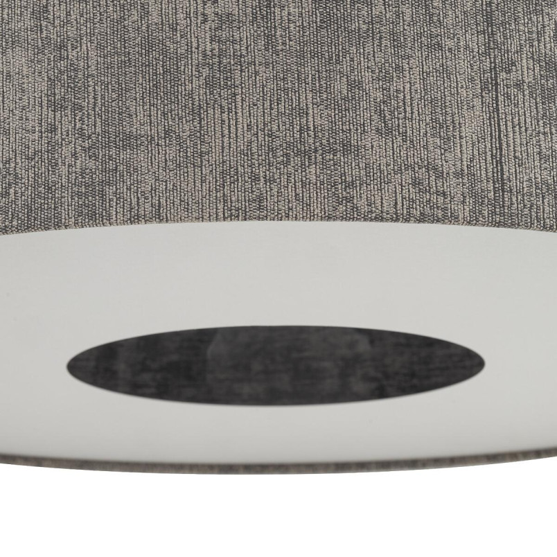 Lampa wisząca z abażurem Lago 50cm szary / grafit Nowodvorski