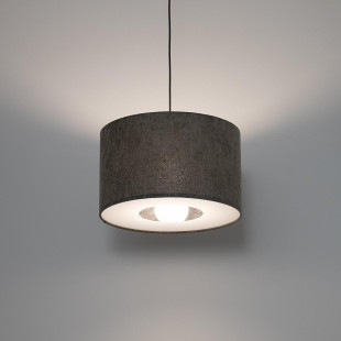 Lampa wisząca z abażurem Lago 40cm szary / grafit Nowodvorski
