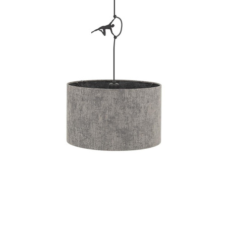 Lampa wisząca z abażurem Lago 40cm szary / grafit Nowodvorski