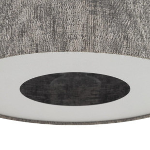 Lampa wisząca z abażurem Lago 40cm szary / grafit Nowodvorski