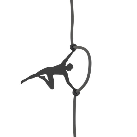 Lampa wisząca z abażurem Lago 40cm szary / grafit Nowodvorski