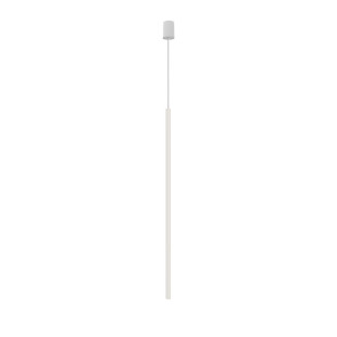Lampa wisząca tuba Laser 2,5cm H100cm biała Nowodvorski