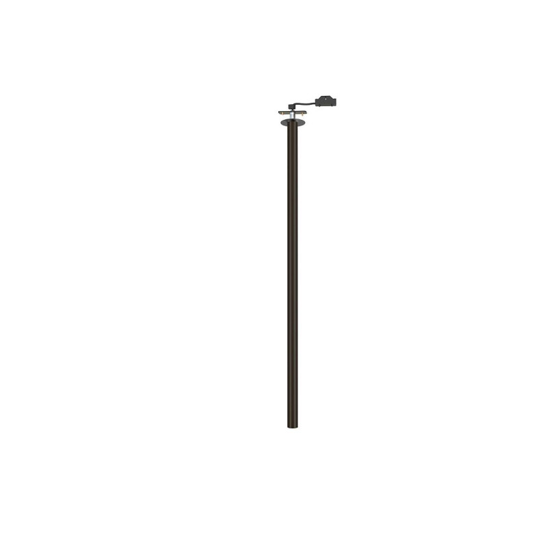 Lampa sufitowa tuba Laser 2,5cm H75cm czarna Nowodvorski