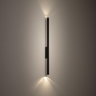 Kinkiet minimalistyczny tuba Laser 78cm czarny Nowodvorski