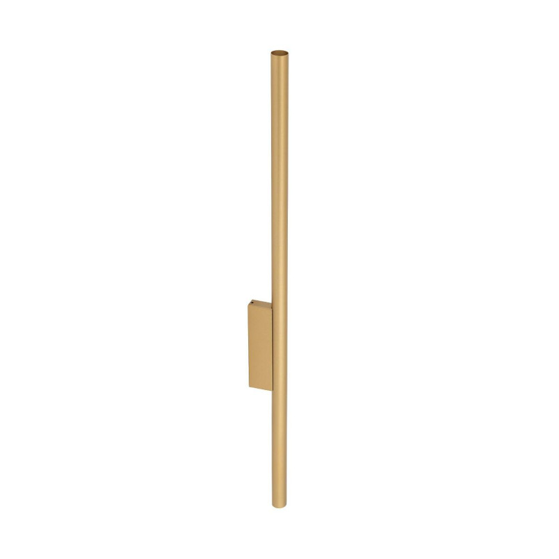 Kinkiet minimalistyczny tuba Laser 78cm złoty Nowodvorski