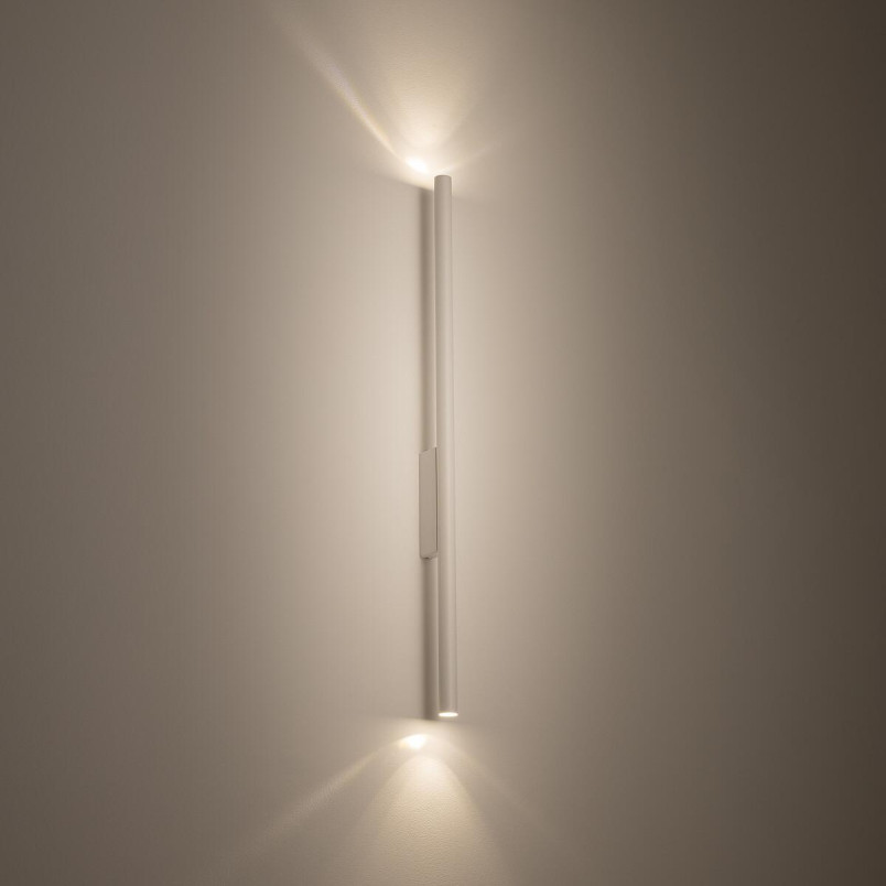 Kinkiet minimalistyczny tuba Laser 78cm biały Nowodvorski