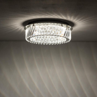 Plafon kryształowy okrągły Luxora 43cm LED 3000K Nowodvorski