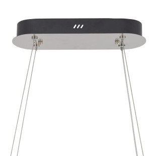 Lampa wisząca kryształowa owalna Luxora 120cm LED 3000K Nowodvorski