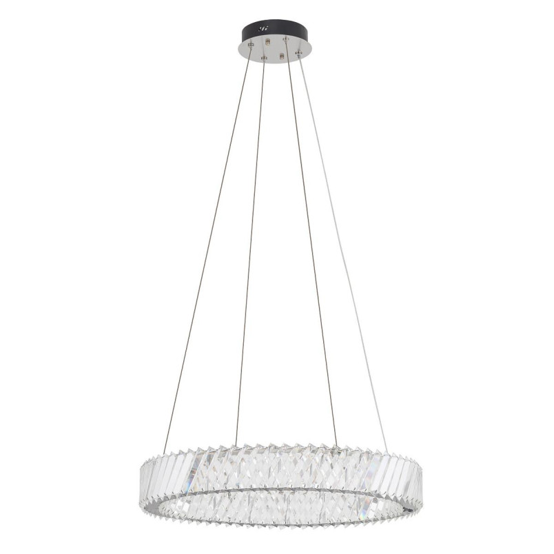 Lampa wisząca kryształowa okrągła Luxora 60cm LED 3000K Nowodvorski