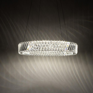 Lampa wisząca kryształowa okrągła Luxora 60cm LED 3000K Nowodvorski