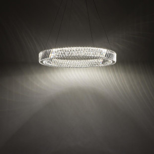 Lampa wisząca kryształowa okrągła Luxora 60cm LED 3000K Nowodvorski