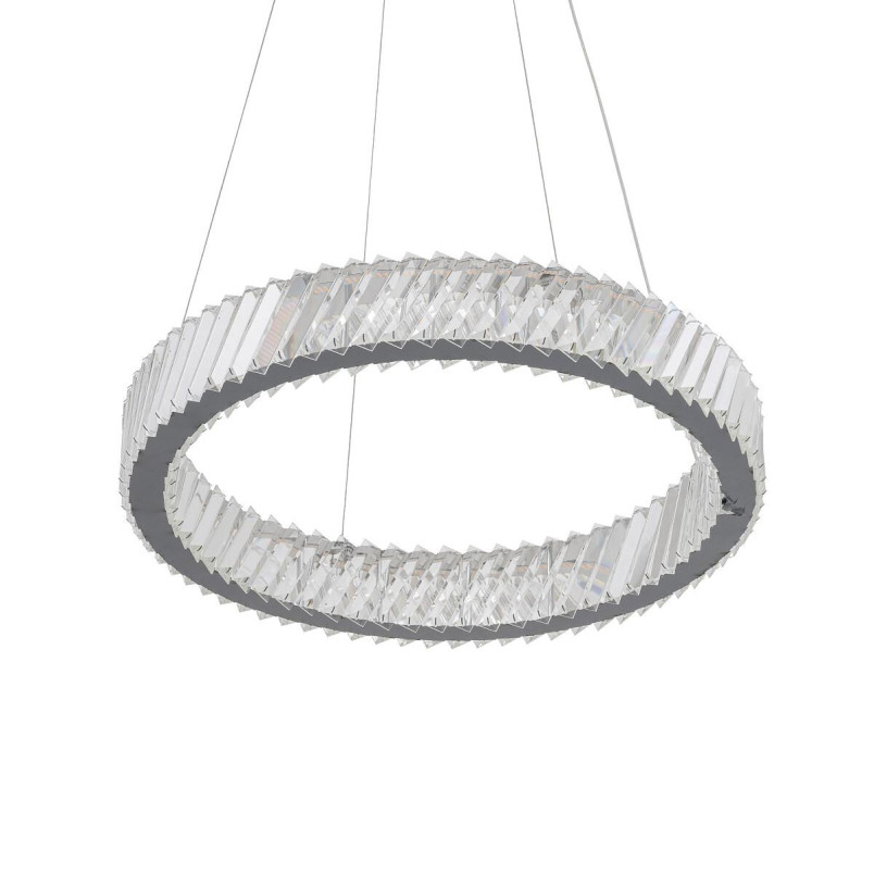 Lampa wisząca kryształowa okrągła Luxora 60cm LED 3000K Nowodvorski