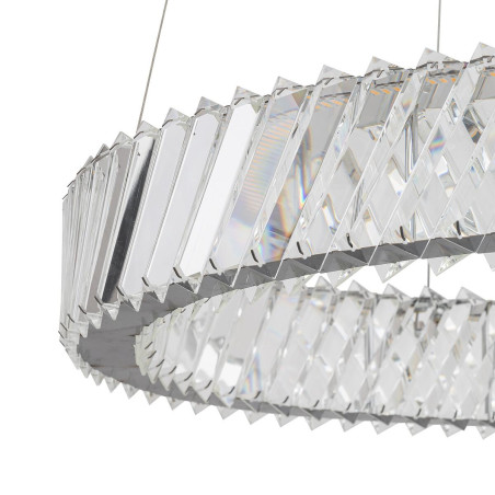 Lampa wisząca kryształowa okrągła Luxora 60cm LED 3000K Nowodvorski