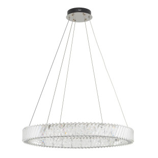 Lampa wisząca kryształowa okrągła Luxora 80cm LED 3000K Nowodvorski