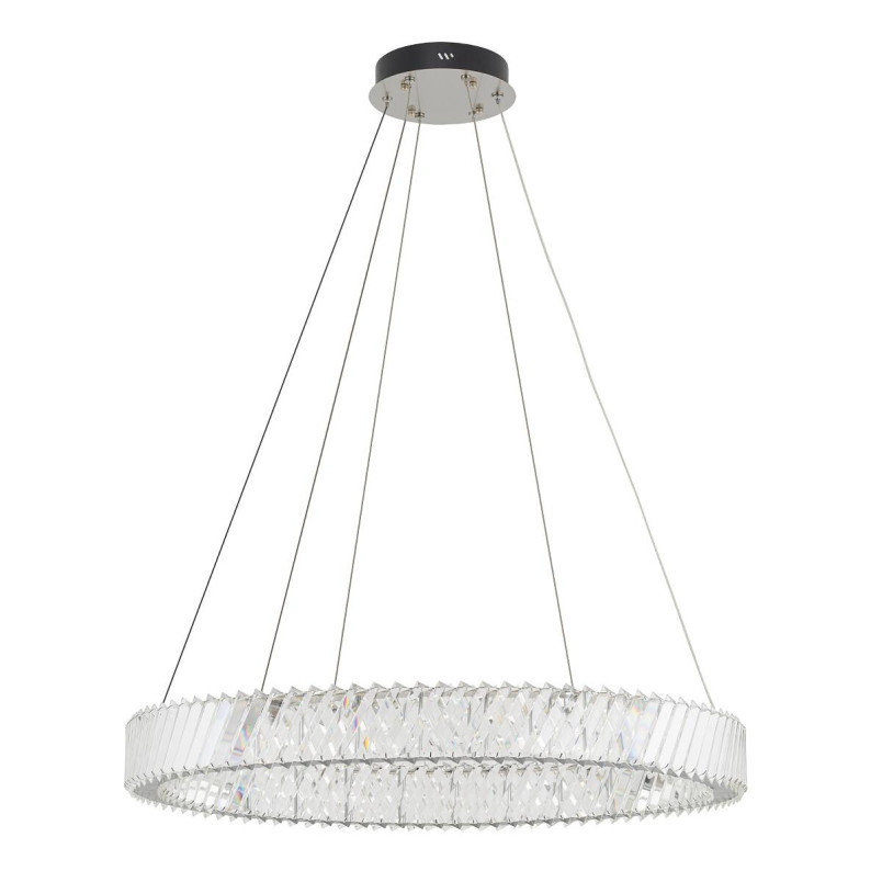 Lampa wisząca kryształowa okrągła Luxora 80cm LED 3000K Nowodvorski