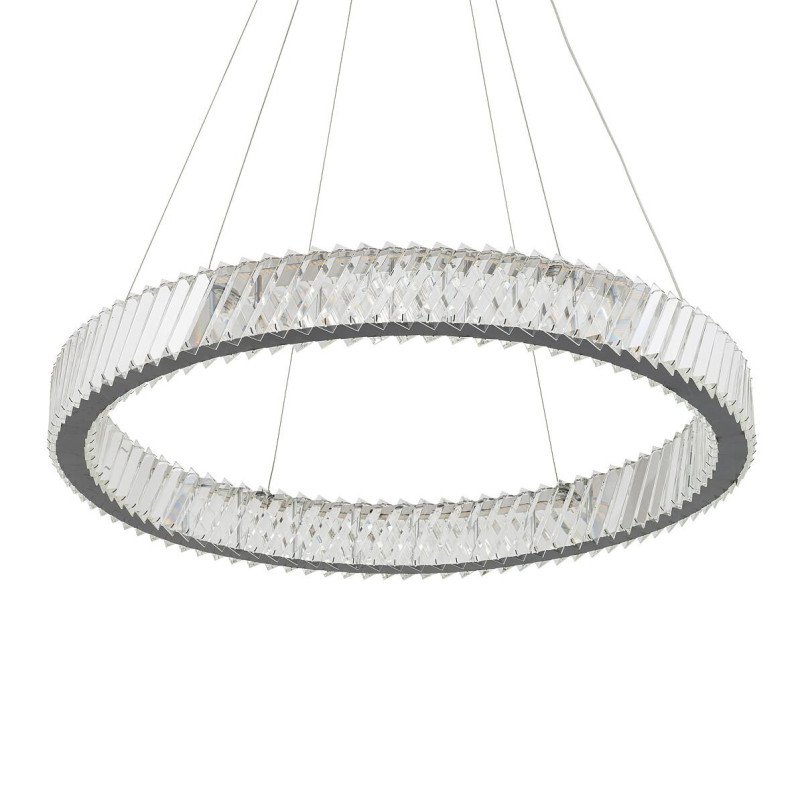 Lampa wisząca kryształowa okrągła Luxora 80cm LED 3000K Nowodvorski