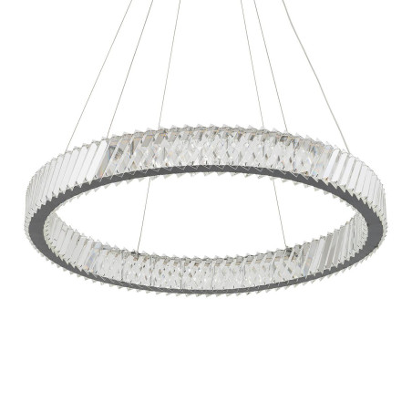 Lampa wisząca kryształowa okrągła Luxora 80cm LED 3000K Nowodvorski