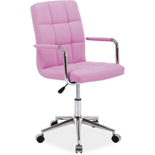 Fotel młodzieżowy do biurka Q-022 różowy marki Signal