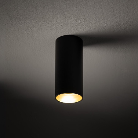 Lampa spot tuba Mono 5,5cm H12cm czarny / złoty Nowodvorski
