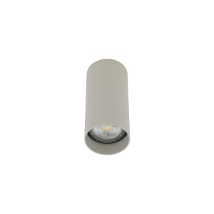 Lampa spot tuba Mono 5,5cm H12cm jedwabny szary Nowodvorski