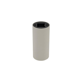 Lampa spot tuba Mono 5,5cm H12cm jedwabny szary Nowodvorski
