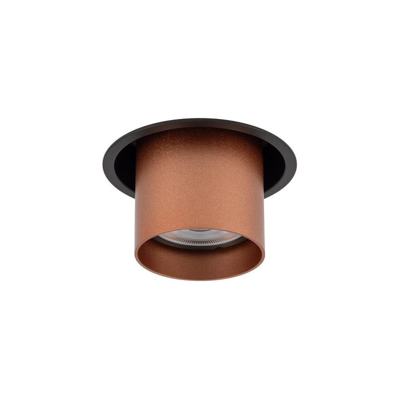 Lampa spot podtynkowa Mono Slide czarny / miedź Nowodvorski