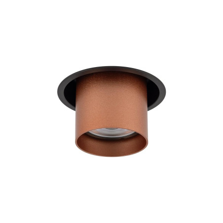 Lampa spot podtynkowa Mono Slide czarny / miedź Nowodvorski