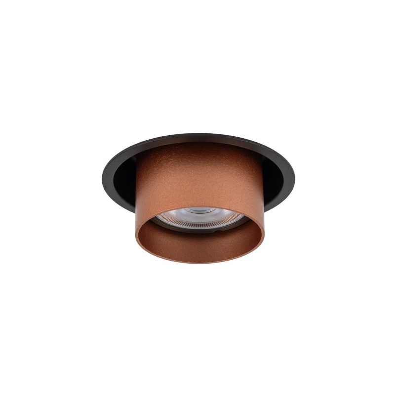 Lampa spot podtynkowa Mono Slide czarny / miedź Nowodvorski