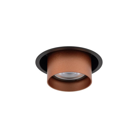 Lampa spot podtynkowa Mono Slide czarny / miedź Nowodvorski