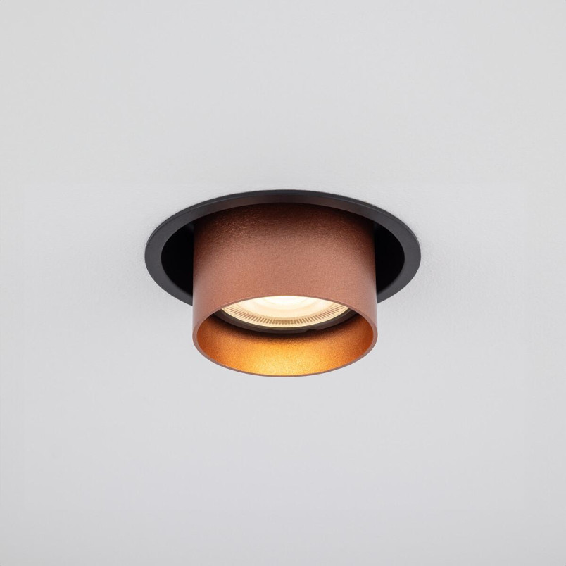 Lampa spot podtynkowa Mono Slide czarny / miedź Nowodvorski