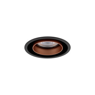 Lampa spot podtynkowa Mono Slide czarny / miedź Nowodvorski