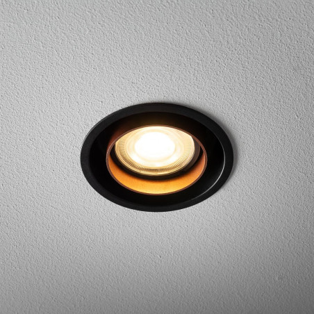 Lampa spot podtynkowa Mono Slide czarny / miedź Nowodvorski