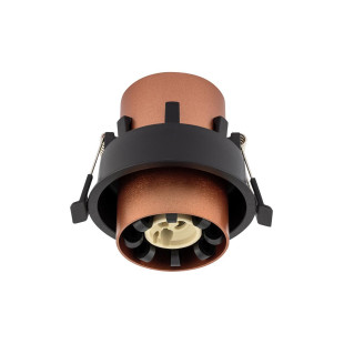 Lampa spot podtynkowa Mono Slide czarny / miedź Nowodvorski
