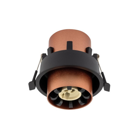 Lampa spot podtynkowa Mono Slide czarny / miedź Nowodvorski