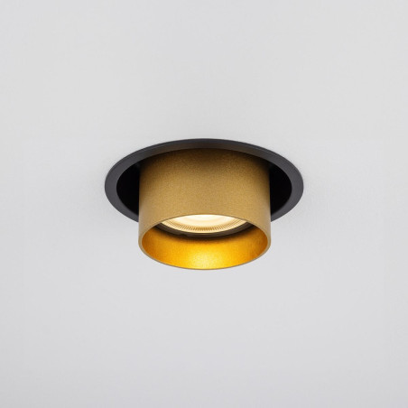 Lampa spot podtynkowa Mono Slide czarny / złoty Nowodvorski