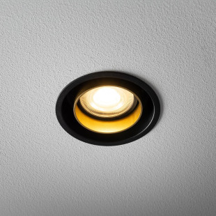 Lampa spot podtynkowa Mono Slide czarny / złoty Nowodvorski